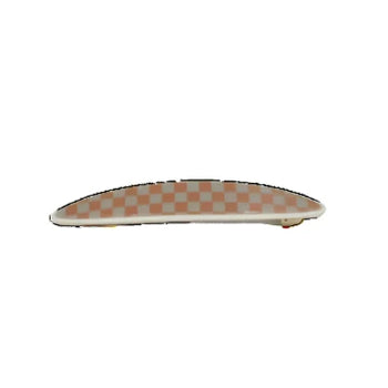 Maya Barrette  Green Tan Checker